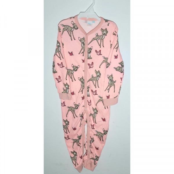 Deer And Butterfly Pink Jumpsuit